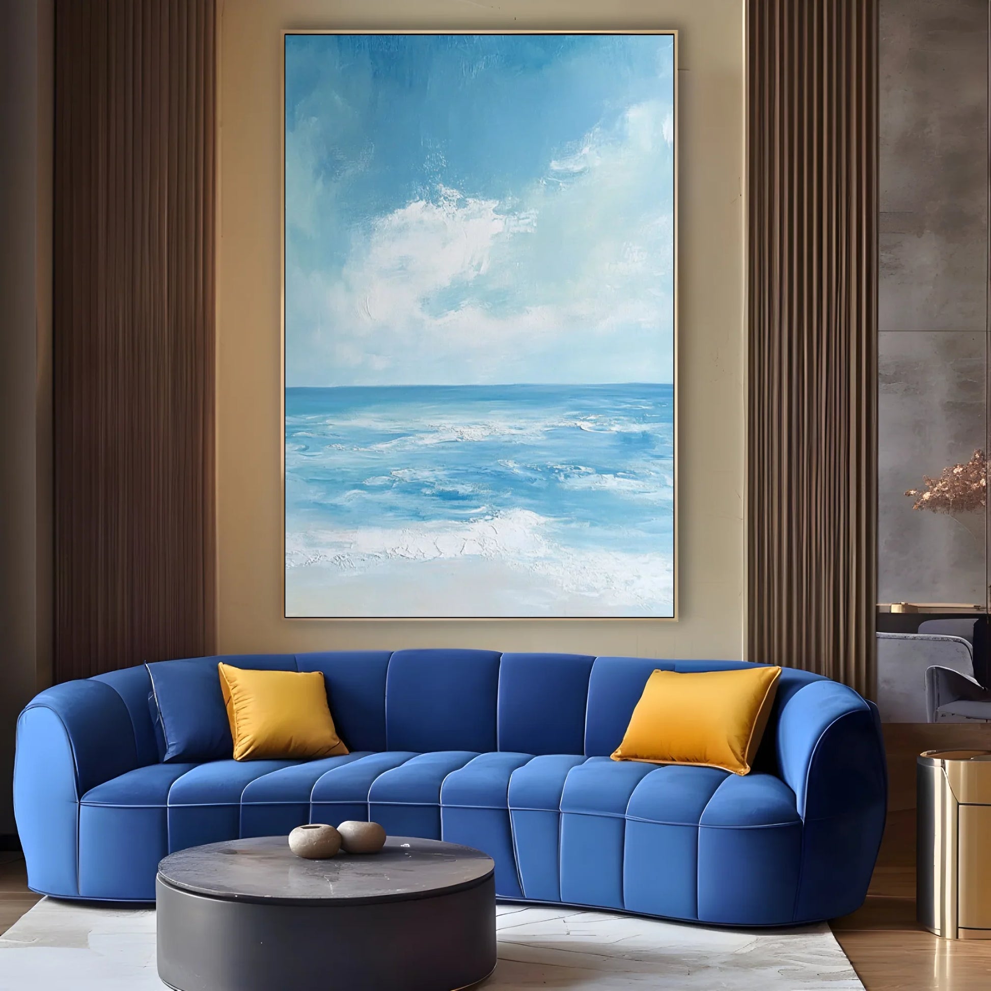 Quadro Stampa su Tela Dipinto di Blu - CupidoDesign