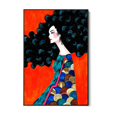 Quadro Stampa su Tela Onde Inquiete - CupidoDesign