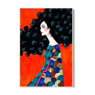 Quadro Stampa su Tela Onde Inquiete - CupidoDesign