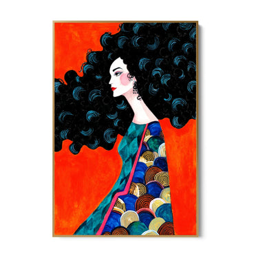 Quadro Stampa su Tela Onde Inquiete - CupidoDesign