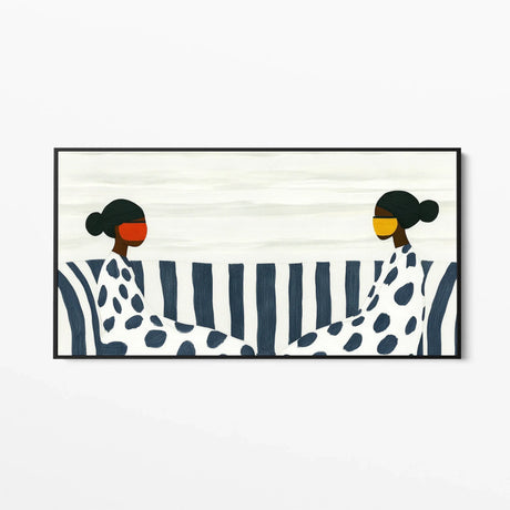 Quadro Stampa su Tela Onde di Tela - CupidoDesign
