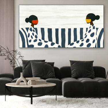Quadro Stampa su Tela Onde di Tela - CupidoDesign