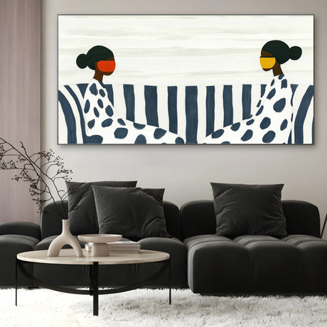 Quadro Stampa su Tela Onde di Tela - CupidoDesign
