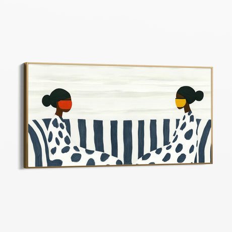 Quadro Stampa su Tela Onde di Tela - CupidoDesign
