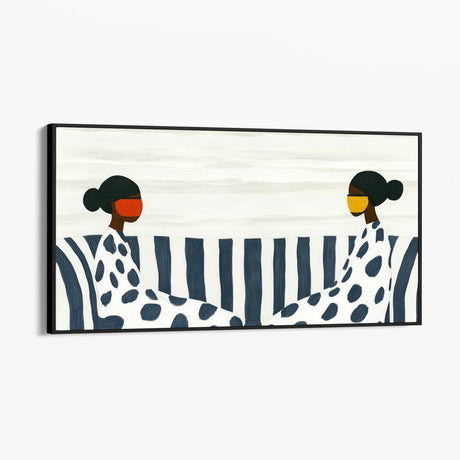 Quadro Stampa su Tela Onde di Tela - CupidoDesign