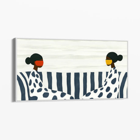 Quadro Stampa su Tela Onde di Tela - CupidoDesign