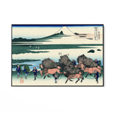 Quadro Stampa su Tela Ono Shindon nella provincia di Suruga, Katsushika Hokusai - CupidoDesign