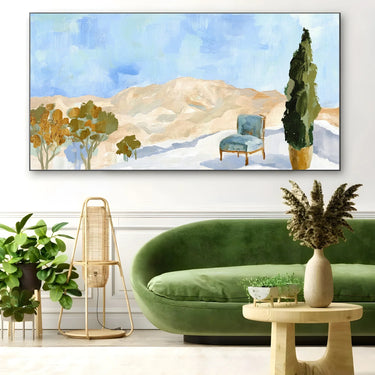 Quadro Stampa su Tela Orizzonte Pallido - CupidoDesign