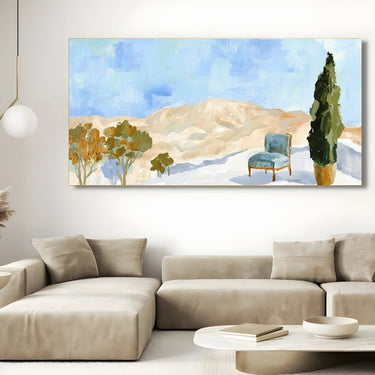 Quadro Stampa su Tela Orizzonte Pallido - CupidoDesign