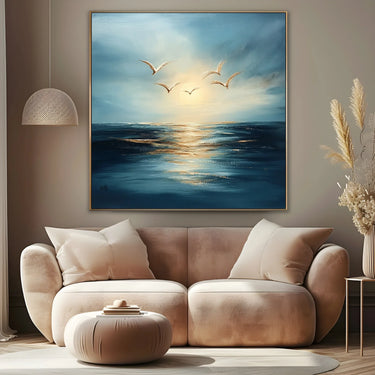 Quadro Stampa su Tela Oro Quieto - CupidoDesign