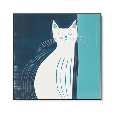 Quadro Stampa su Tela Pace Felina - CupidoDesign