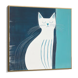 Quadro Stampa su Tela Pace Felina - CupidoDesign