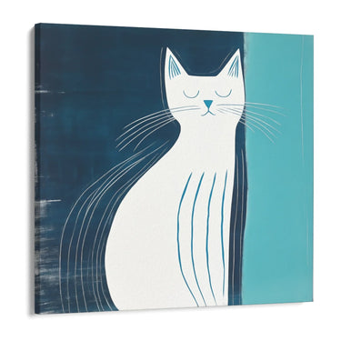 Quadro Stampa su Tela Pace Felina - CupidoDesign
