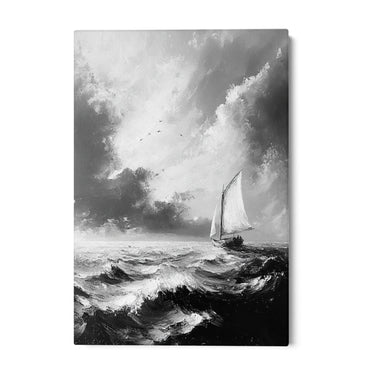 Quadro Stampa su Tela Mare in Burrasca - CupidoDesign