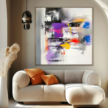 Quadro Stampa su Tela Pace Vibrante - CupidoDesign