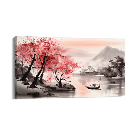 Quadro Stampa su Tela Paesaggio Asiatico - CupidoDesign