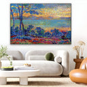 Quadro Stampa su Tela Paesaggio, Henri Edmond Cross - CupidoDesign
