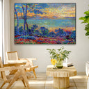 Quadro Stampa su Tela Paesaggio, Henri Edmond Cross - CupidoDesign