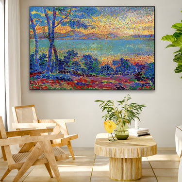 Quadro Stampa su Tela Paesaggio, Henri Edmond Cross - CupidoDesign