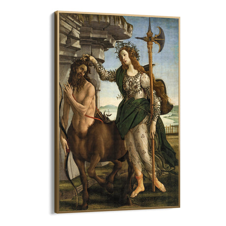 Quadro Stampa su Tela Pallade col Centauro, Sandro Botticelli - CupidoDesign
