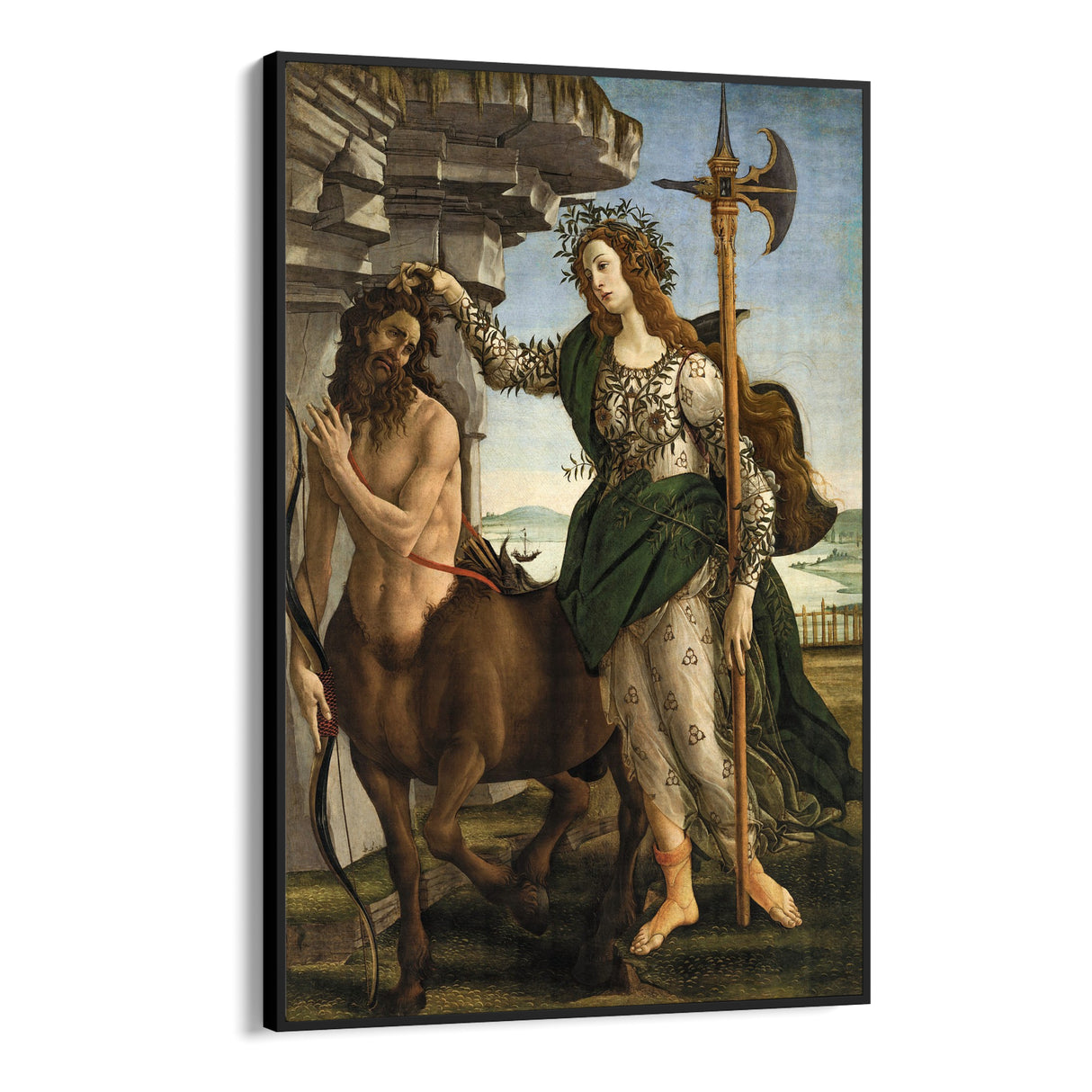 Quadro Stampa su Tela Pallade col Centauro, Sandro Botticelli - CupidoDesign