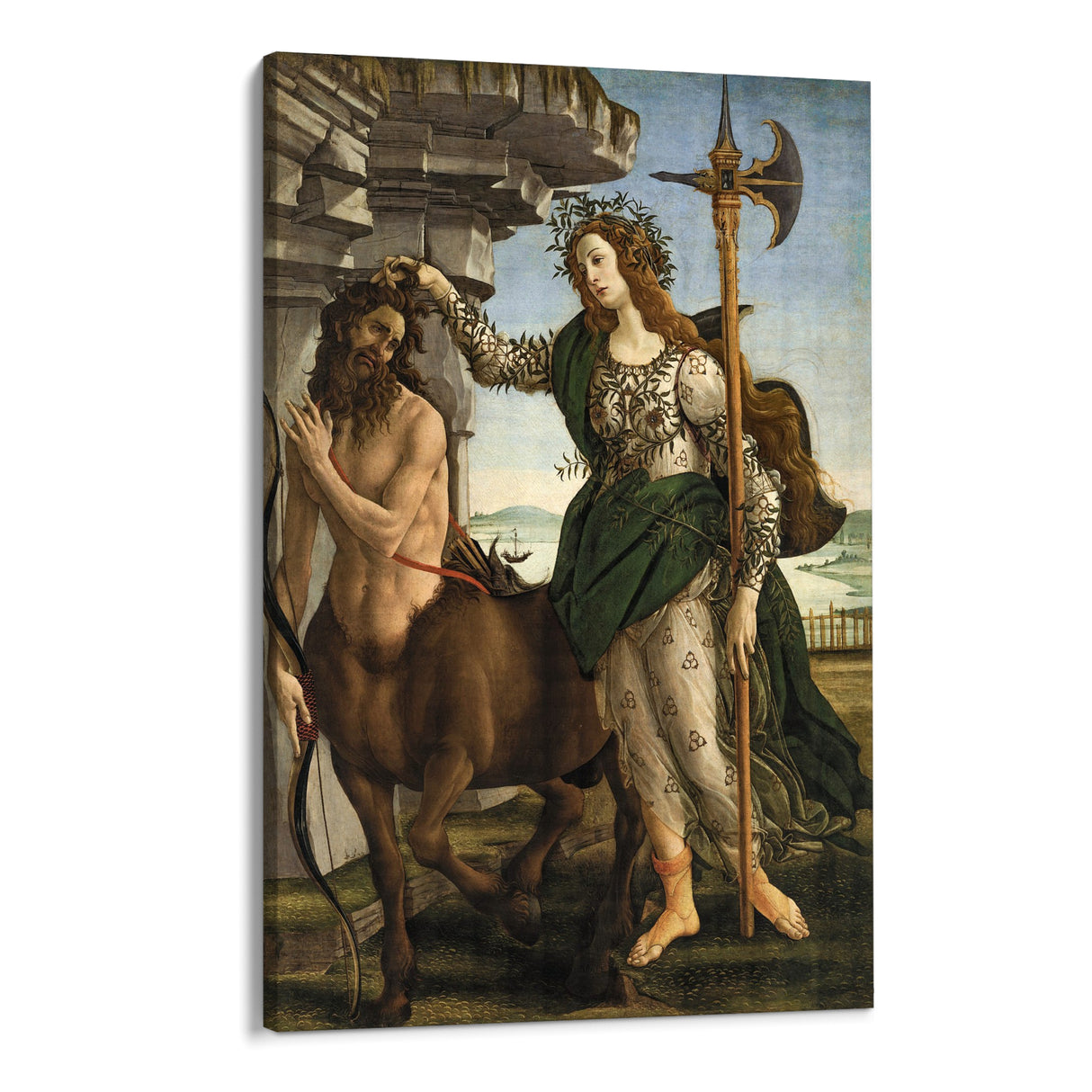 Quadro Stampa su Tela Pallade col Centauro, Sandro Botticelli - CupidoDesign