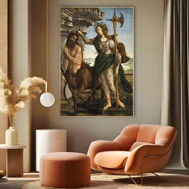 Quadro Stampa su Tela Pallade col Centauro, Sandro Botticelli - CupidoDesign
