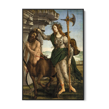 Quadro Stampa su Tela Pallade col Centauro, Sandro Botticelli - CupidoDesign