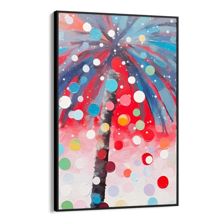 Quadro Stampa su Tela Palme colorate - CupidoDesign