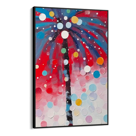 Quadro Stampa su Tela Palme colorate - CupidoDesign