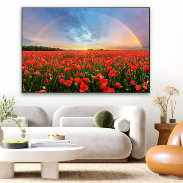 Quadro Stampa su Tela Papaveri dell’infinito - CupidoDesign