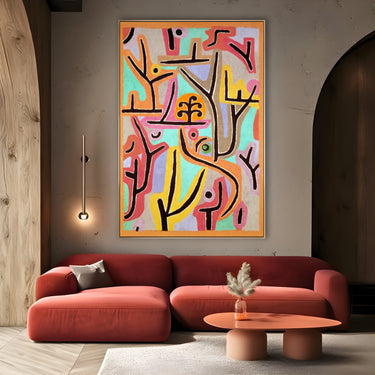 Quadro Stampa su Tela Parco Bei Lu, Paul Klee - CupidoDesign