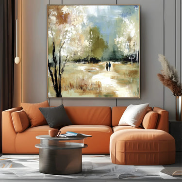 Quadro Stampa su Tela Passeggiata d’Autunno - CupidoDesign