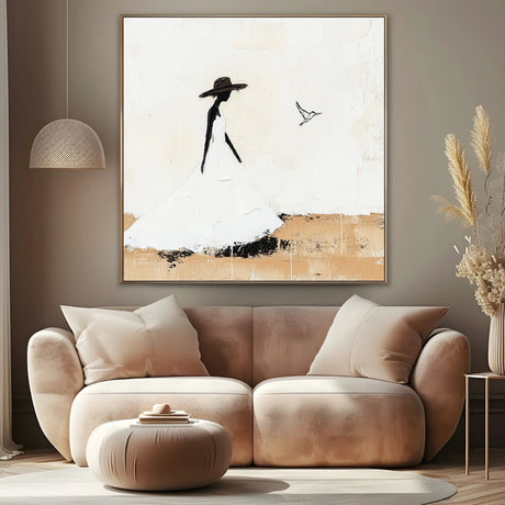 Quadro Stampa su Tela Passi Leggeri - CupidoDesign