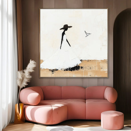 Quadro Stampa su Tela Passi Leggeri - CupidoDesign