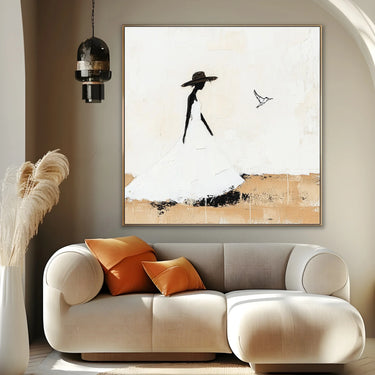 Quadro Stampa su Tela Passi Leggeri - CupidoDesign