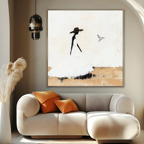 Quadro Stampa su Tela Passi Leggeri - CupidoDesign