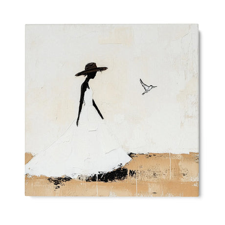 Quadro Stampa su Tela Passi Leggeri - CupidoDesign
