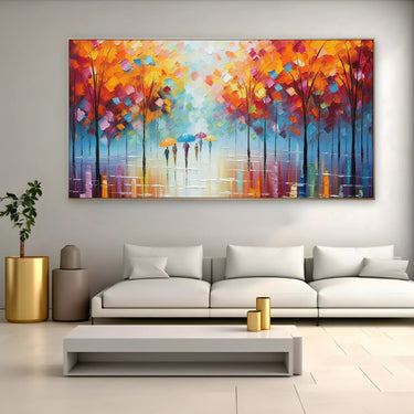 Quadro Stampa su Tela Passi Leggeri nel Giardino dell'Amore - CupidoDesign