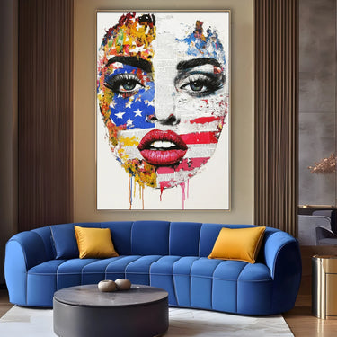 Quadro Stampa su Tela Patria Interiore - CupidoDesign
