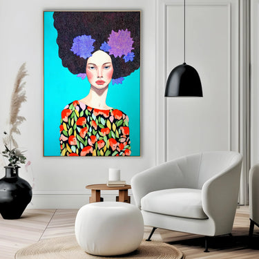 Quadro Stampa su Tela Pensieri di Petalo - CupidoDesign