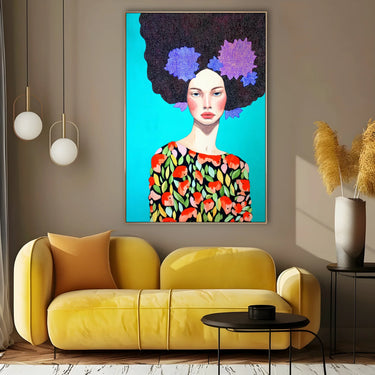 Quadro Stampa su Tela Pensieri di Petalo - CupidoDesign