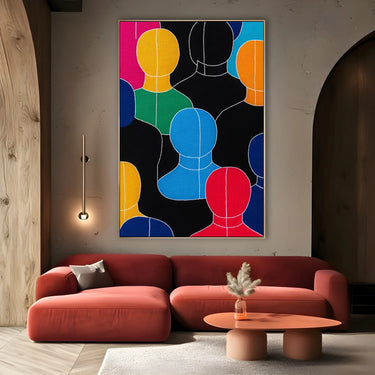 Quadro Stampa su Tela Pensiero Liquido - CupidoDesign