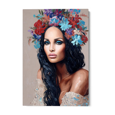 Quadro Stampa su Tela Petali e Pennellate - CupidoDesign