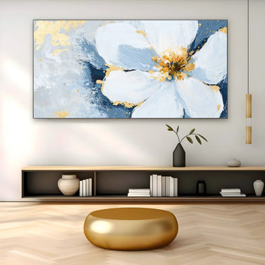 Quadro Stampa su Tela Petalo Bianco - CupidoDesign