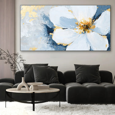 Quadro Stampa su Tela Petalo Bianco - CupidoDesign