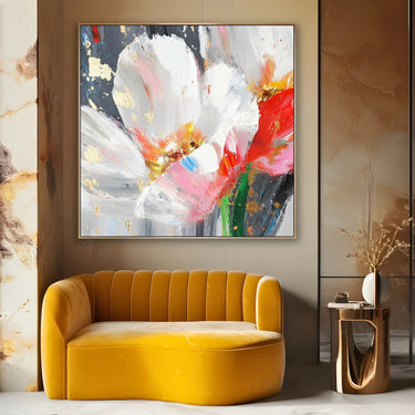 Quadro Stampa su Tela Petalo Lento - CupidoDesign