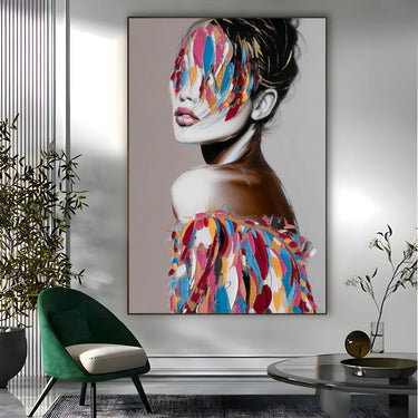 Quadro Stampa su Tela Polvere Rossa - CupidoDesign