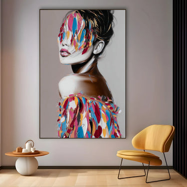 Quadro Stampa su Tela Polvere Rossa - CupidoDesign