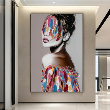 Quadro Stampa su Tela Polvere Rossa - CupidoDesign